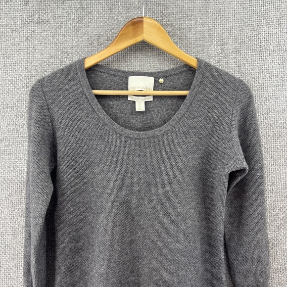 Cynthia Rowling 100% 2-Ply Cashmere Gray Women's S Tunic Front Hand Pocket - Picture 1 of 14